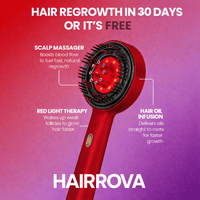 Hairrova RootGlow™ - Electric Scalp Massager for Hair Growth & Oil Applicator