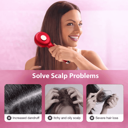 Hairrova RootGlow™ - Electric Scalp Massager for Hair Growth & Oil Applicator